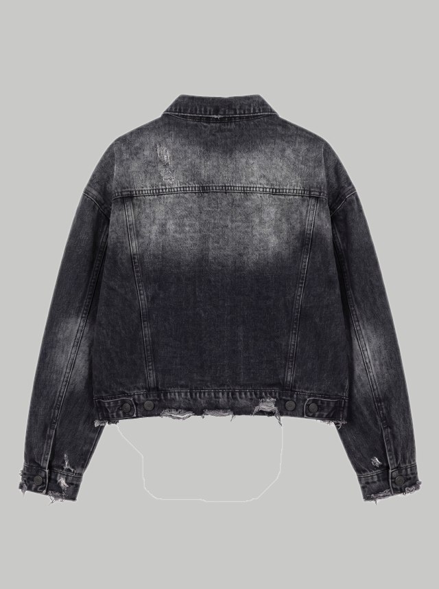 Black Wash Jacket &mdash; back