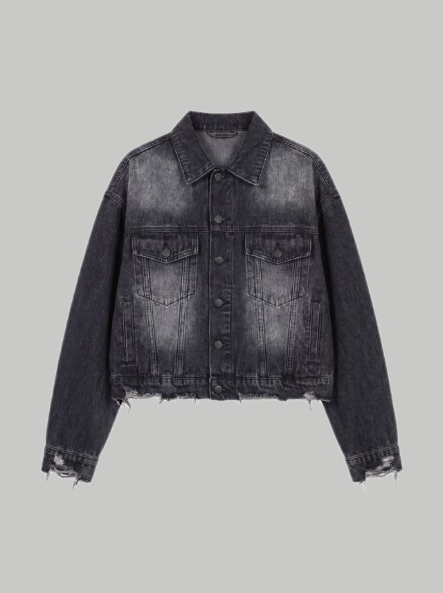 Black Wash Jacket &mdash; front