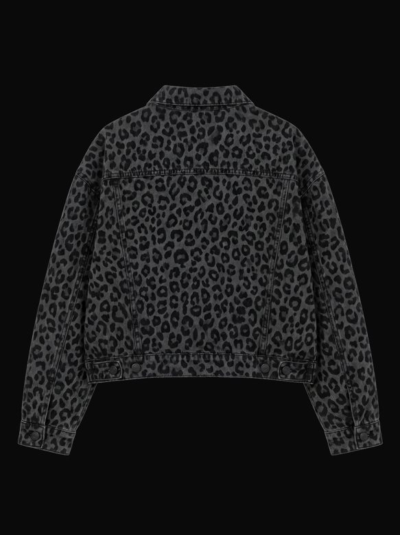 Leopard Wash Jacket &mdash; back