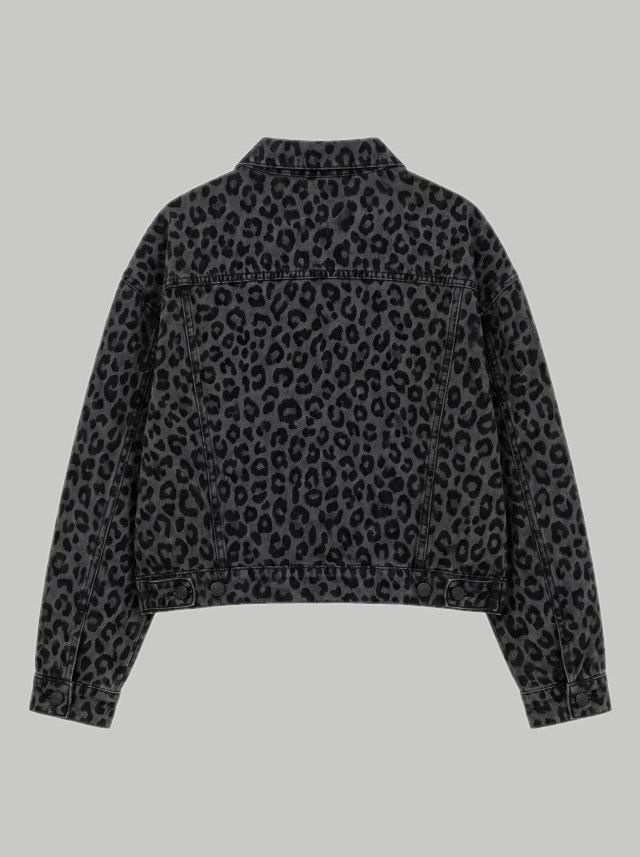 Leopard Wash Jacket &mdash; back