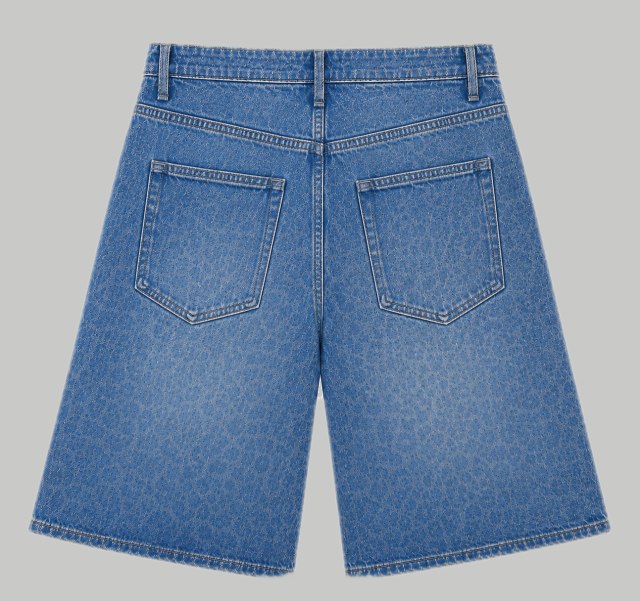 Stone Blue Jort &mdash; back