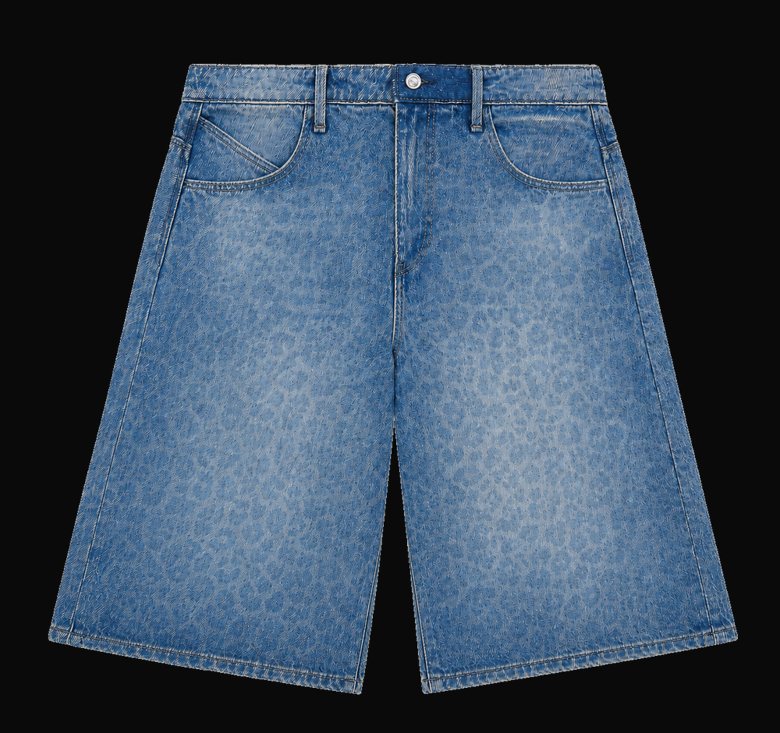 Stone Blue jort — front