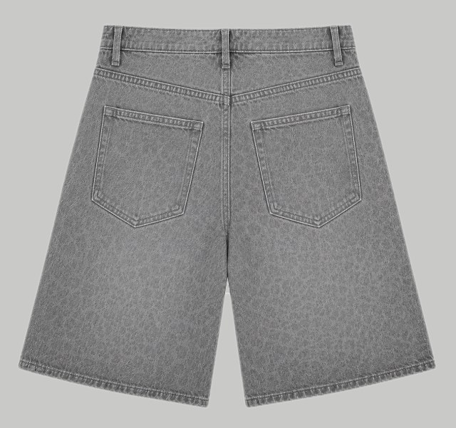 Stone Grey Jort &mdash; back